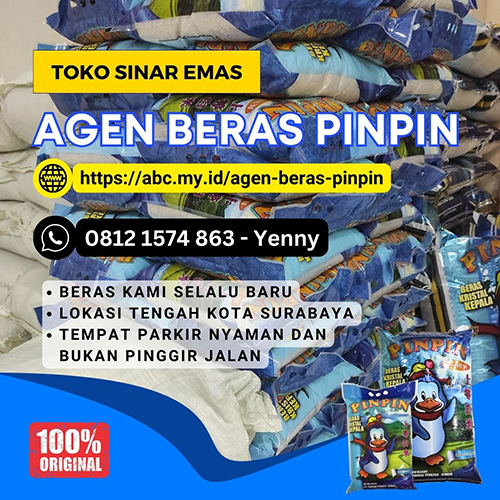 Jual Beras Pinpin 5kg dan 25kg