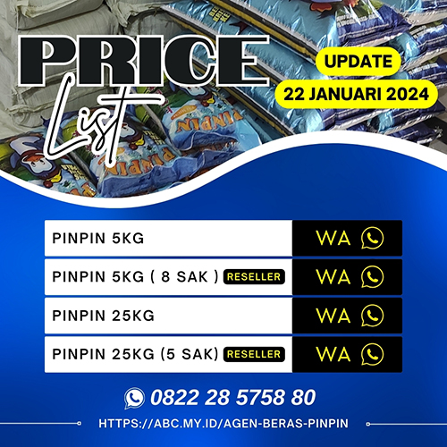 Harga Beras Pinpin
